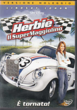 Herbie il SuperMaggiolino Walti Disney DVD in Italiano. Versione Noleggio