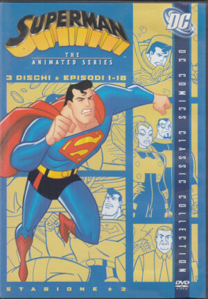Superman The Animated Series Stagione 2 Episodi 1-18 Box con n. 3 DVD in Italiano