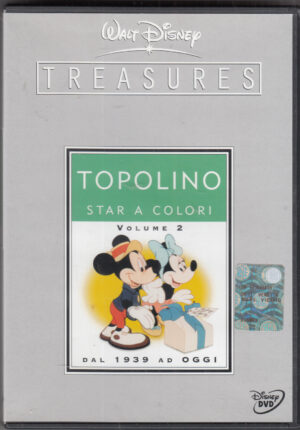 Treasures. Topolino Star a Colori vol. 2 (dal 1939 ad oggi) con n. 2 DVD in Italiano. Senza Ologramma