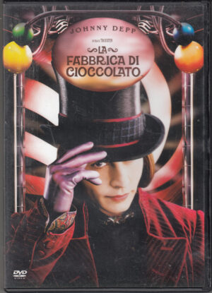 La fabbrica di cioccolato un film di Tim Burton con Jonny Depp. DVD in Italiano