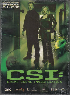 CSI Crime Scene Investigation - Stagione 2 Prima Parte (3 DVD) (Episodi 1-12) con Cofanetto. DVD in Italiano