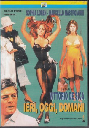 Ieri, Oggi, Domani con Sophia Loren e Marcello Mastroianni DVD in Italiano