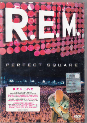 R.E.M. Perfect Square Live DVD in Inglese. Edizione Inglese