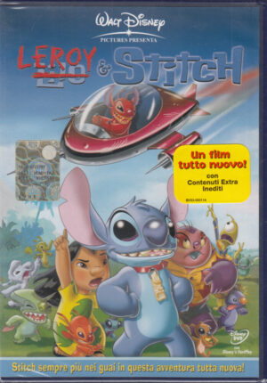 Leroy (Lilo) & Stitch Walt Disney DVD in Italiano. Ologramma Rettangolare