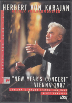 Herbert Von Karajan: New Year'S Concert Vienna 1987 - Strauss DVD in Inglese