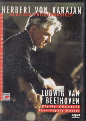 Herbert Von Karajan: Ludwig Van Beethoven Violin Concerto DVD in Inglese