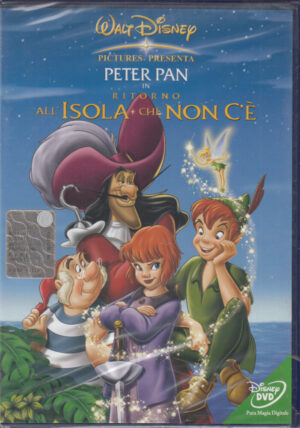 Peter Pan Ritorno All'Isola Che Non C'e' Walt Disney DVD Ita. Ologramma Tondo (Z3-DV0048)