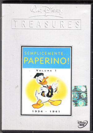 Walt Disney Treasures: Semplicemente Paperino! (1934-1941) volume 1 con n. 2 DVD in Italiano. Senza Ologramma