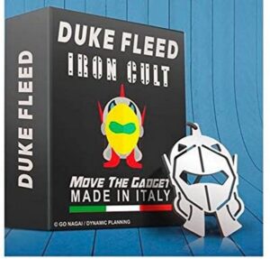 Iron Cult Duke Fleed - Ciondolo in Metallo Testa di Actarus Tagliato al Laser con collanina - Movethegadget