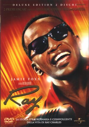Ray un film su Ray Charles con Jamie Foxx. DVD in Italiano ed.
