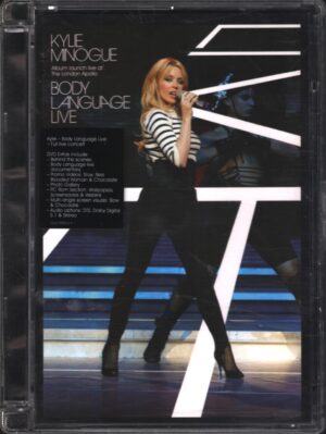 Kylie Minogue - Body language Live DVD in Inglese