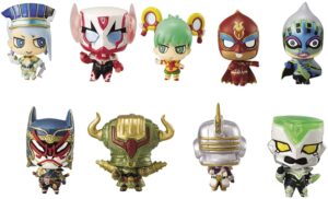 Tiger & Bunny Mini figure, ciondolo porta chiave SET COMPLETO 10 PERSONAGGI
