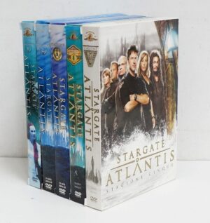 Stargate Atlantis Stagione 1-5 Complete. Cofanetti con n. 25 DVD in Italiano