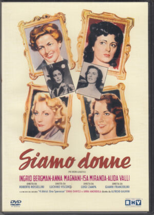 Siamo donne di Rossellini e Visconti con Bergman e Magnani DVD in Italiano