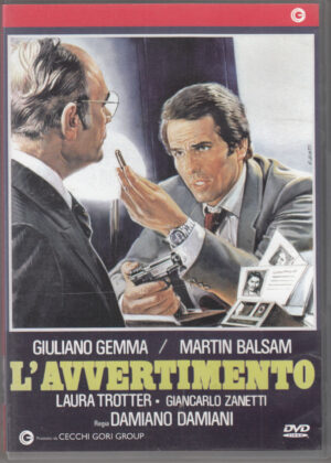 L'Avvertimento di Damiano Damiani con Giuliano Gemma DVD in Italiano