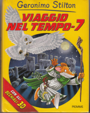 Geronimo Stilton VIAGGIO NEL TEMPO 7 ed. Piemme - Con Occhialini