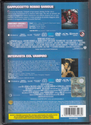 Cappuccetto Rosso Sangue,Intervista Col Vampiro (Box 2 Dvd) DVD in Italiano