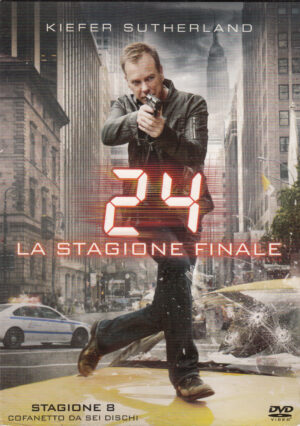 24 Kiefer Sutherland - Stagione 8 Completa (Episodi 1-24) (6 DVD) con Cofanetto - DVD in Italiano