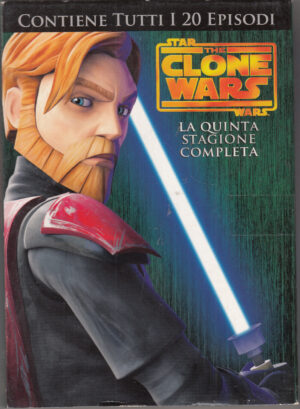 Star wars The clone wars Stagione 5 Completa con n. 4 DVD in Italiano con Slipcase