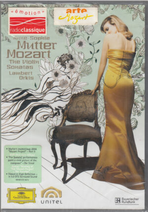 Mozart The Violin Sonatas by Anne Sophie Mutter  DVD in Inglese