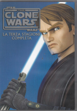 Star wars The clone wars Stagione 3 Completa con n. 4 DVD in Italiano con Slipcase