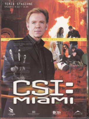 CSI – Miami Stagione 3 Episodi 13-24 DVD in Italiano con Cofanetto