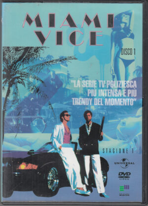 MIAMI VICE. Stagione 1 disco n. 1. Episodi 1-2. DVD in Italiano. Versione da edicola