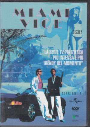 MIAMI VICE. Stagione 1 disco n. 2. Episodi 3-4. DVD in Italiano. Versione da edicola
