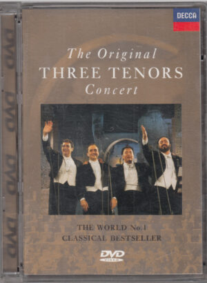 The Original Three Tenors Concert con Pavarotti, Domingo, Carreras  DVD in Italiano - Jewel Box