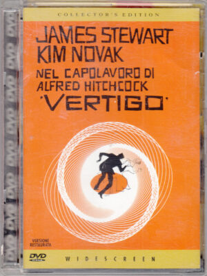 Vertigo con James Stewart e Kim Novak dal romanzo di Hitchcock DVD in Italiano - Jewel Box