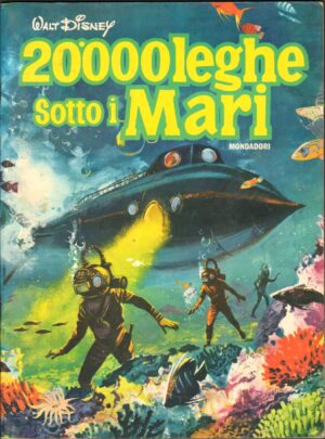 20.000 leghe sotto i Mari di Walt Disney 1° ed. 1975 Mondadori