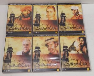 Sandokan (Kabir Bedi) - DVD I Grandi Sceneggiati d’Avventura - Serie Completa (6 DVD) Versione da edicola - DVD in Italiano
