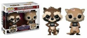 Funko Pop! 2 Pack, Rocket And Lylla - Marvel GamerVerse