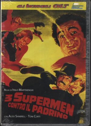 3 Supermen Contro Il Padrino DVD in Italiano regia Italo Martinenghi