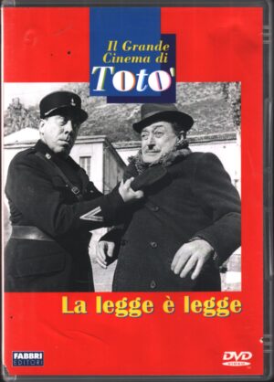 La legge è legge DVD in italiano con Totò