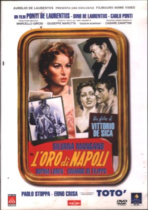 L'Oro di Napoli DVD in Italiano regia di Vittorio de Sica con Totò ,Sophia Loren e Eduardo de Filippo
