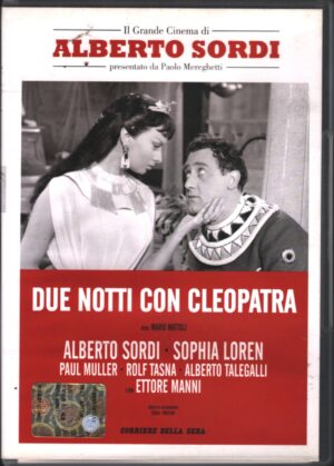 Due notti con Cleopatra. Il Grande Cinama di Alberto Sordi vol. 25. DVD in Italiano. Versione da edicola