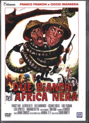 Due Bianchi Nell'Africa Nera DVD in Italiano con Franco Franchi e Ciccio Ingrassia