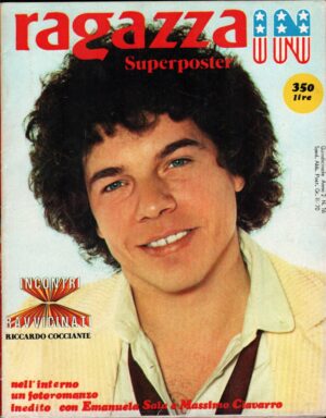 Rivista Ragazza In n. 16 del 15 Agosto 1979 - con Poster di Riccardo Cocciante ed. Lady M