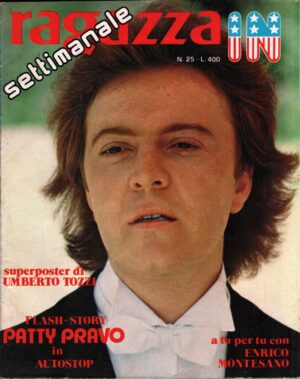 Rivista Ragazza In n. 25 del 31 Ottobre 1979 - con Poster di Umberto Tozzi ed. Lady M