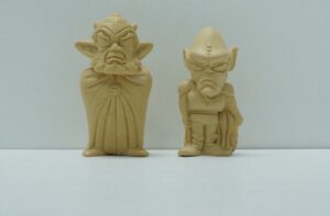 Goldrake: Vega e Soldato - Go Nagai - Deformed Resin Kit da dipingere (senza scatola)