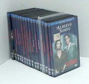 Il Grande Cinema di Alberto Sordi. Lotto n. 16 DVD in Italiano. Editoriale