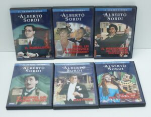 Il Grande Cinema di Alberto Sordi. Lotto n. 6 DVD in Italiano. Editoriale