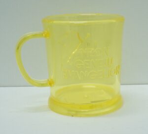 Tazza Evangelion in plastica gialla - Edizione Coreana