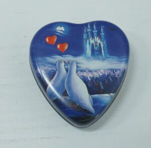 Mini Scatola Cuore Disney "Cenerentola", Porta liquirizia 1987