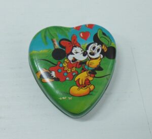 Mini Scatola Cuore Disney "Topolino", Porta liquirizia 1987