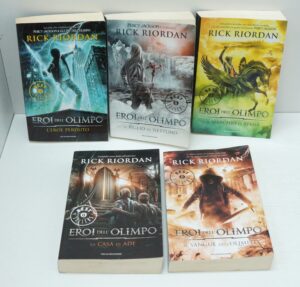 Percy Jackson Eroi dell’Olimpo di Rick Riordan - Saga Completa (5 volumi) ed. Mondadori