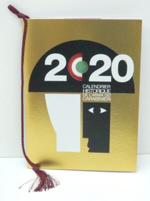 Calendario Carabinieri Anno 2020 in FRANCESE. Con Cordoncino Originale