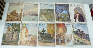 Le Vie d'Italia anno 1937 n. 10 riviste ed. Touring Club Italiano - ANNATA NON COMPLETA