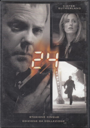 24 Kiefer Sutherland - Stagione 5 Completa (Episodi 1-24) (Box 7 DVD) DVD in Italiano